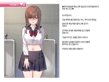 写メ日記009『昔の制服姿で駅のトイレに 呼び出して即ハメコース♥』, 한국어