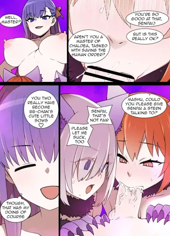 FGO Brainwashing Singularity Gudako & Mashu Bimbofication, English