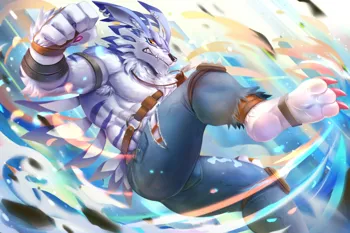 WereGarurumon, 日本語