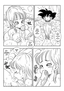 Bulma x Goku - Sex in the Bath (uncensored), English