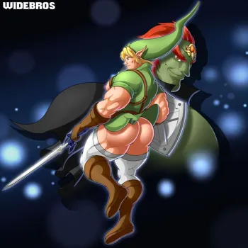 Link x Gandorf in The Silent Hero, English