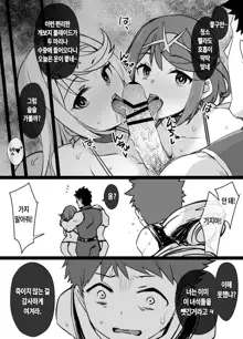 Homura & Hikari Sennou NTR Manga 14P (Xenoblade 2) | 호무라 & 히카리 세뇌 NTR 만화, 한국어