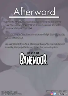 Beast of Banemoor, English