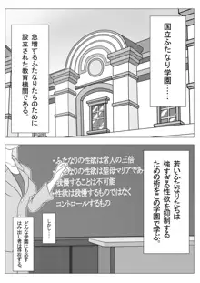 ふたなり学園の不良少女, 日本語