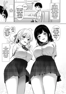 Naisho no Hajimete ~Suunenburi ni Atta Shinseki no Bijin JK Shimai ni Ecchi no Tehodoki Sarechaimasu~, English