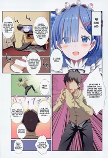 Orenchi ni Tensei Shitekita Rem-rin to Cosplay H | Cosplay SEX with Rem-rin Who Was Transported to My House, English