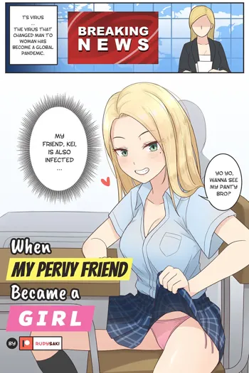 When My Pervy Friend Became a Girl, English