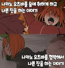 Nakano Yotsuba ni Osake o Nomasete Warui Koto o Suru Hanashi 나카노 요츠바를 술에 취하게 하고 나쁜 짓을 하는 이야기 + 나카노 요츠바를 사진으로 협박해서 나쁜 짓을 하는 이야기, 한국어