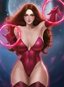 July_Wanda_Scarlet Witch_process_ Pt3 NSFW, 日本語