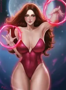 July_Wanda_Scarlet Witch_process_ Pt3 NSFW, 日本語