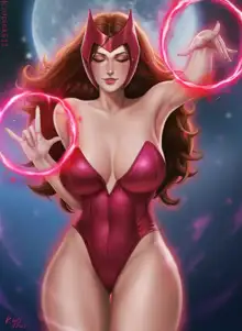 July_Wanda_Scarlet Witch_process_ Pt3 NSFW, 日本語