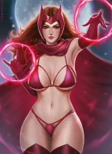 July_Wanda_Scarlet Witch_process_ Pt3 NSFW, 日本語