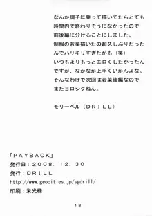 PAYBACK, 日本語