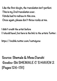 Shemale & Mesu Danshi Goudou-Shi SHEMALE C' S HAVEN 2, English