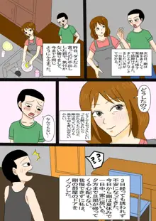 お昼寝母さんに欲情した息子, 日本語