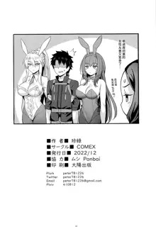 Kyou no Chaldea mo Ecchi na Funiki ga Afureru, 中文