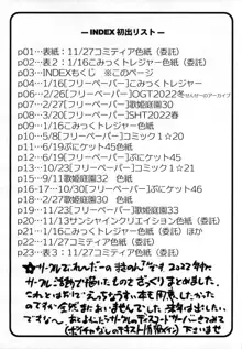 2022のでぃれ~だー活動報告まとめ本, 日本語