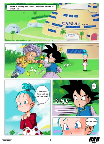 Bura and Goten Comic, English