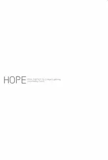 ＦＦ HOPE （ホープ×ライトニング）  CassiS, 日本語