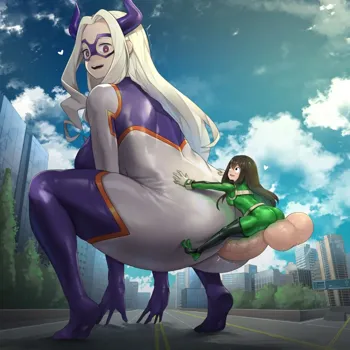 Mount Lady X Futa Tsuyu Cumflation, 日本語