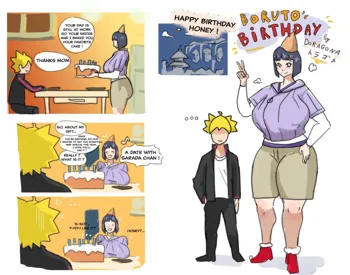 Boruto's birthday by Doragona twitter, English