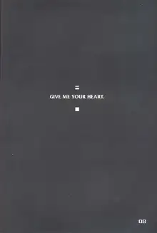 Give me your heart., 日本語