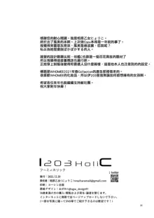 Fuumi Holic - I203 Holic, 中文