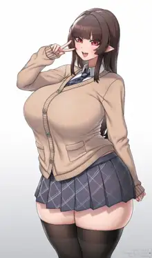 巨乳JK + FUTA版, 日本語