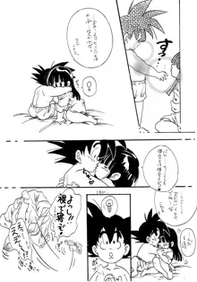 Goku x Chichi short comic collection to one, 日本語