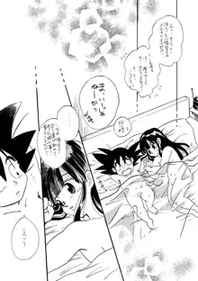 Goku x Chichi short comic collection to one, 日本語