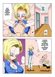 Android 18 vs Master Roshi (decensored), English