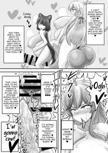 Onna Kishi no Shasei Misetaru!! | Show the female knight's ejaculation!!, English