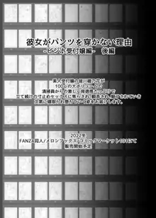 彼女がパンツを穿かない理由 -ビジホ受付嬢編-, 日本語