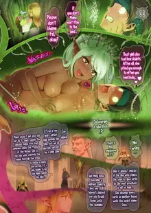 Fel to Mana no Mori -Taieki de Tairyoku Kaifuku sasetekureru Bakunyuu Healer Elf- | Fel and the Forest of Mana -The big titty elf healer recovers my stamina with her bodily fluids-, English