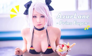 HaneAme 雨波 — "Azur Lane Prinz Eugen swimsuit", 日本語