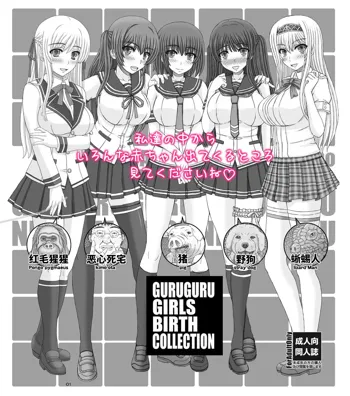 Guruguru Girl's Bar Collection, 中文