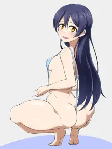 海未ちゃん膨乳過程, 日本語