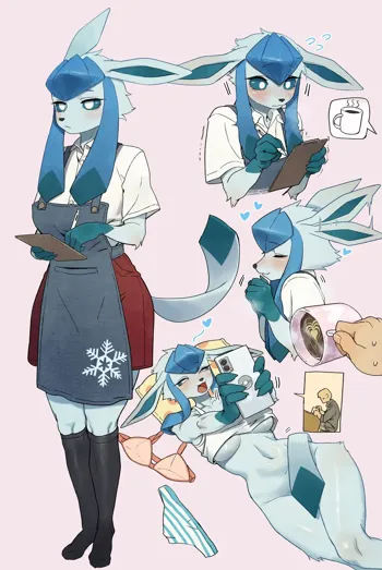 Glaceon Barista (decensored), English