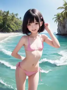 貧乳系AI生成アイドル片瀬千恵写真集（危ないオフショット付）, 日本語