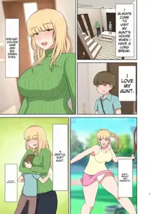 Kinpatsu Oba-san no Suiminkan | My blonde aunt. Sleep rape, English