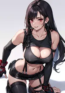 Tifa Lockhart - test on different styles and poses, 日本語