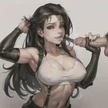 Tifa Lockhart - test on different styles and poses, 日本語