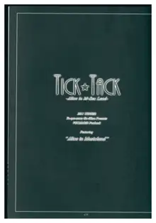 TICK TACK -Alice in M Sex Land-, English