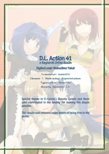 D.L. Action 41, English