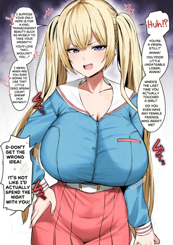 Katte ni Doutei to Kanchigai shite kuru Kotekote no Tsundere Kinpatsu Twintail | Tsuper Tsundere Twintail Blonde Mistakes You as a Virgin, English