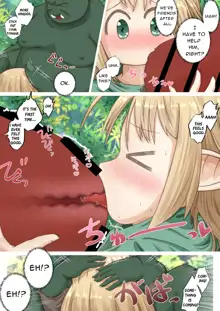 Elf Musume-san ga Orc-san ni Gokubuto Ochinchin o Nejikomareru Ohanashi | Elf Girl Gets Screwed By The Big Dick Orc, English