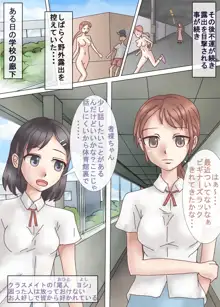 初心者露出少女, 日本語