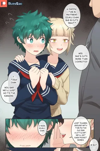 Deku and Toga, English