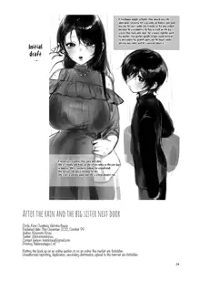 Ame, Nochi to Nari no Onee-san | Ame, Later Sister, English