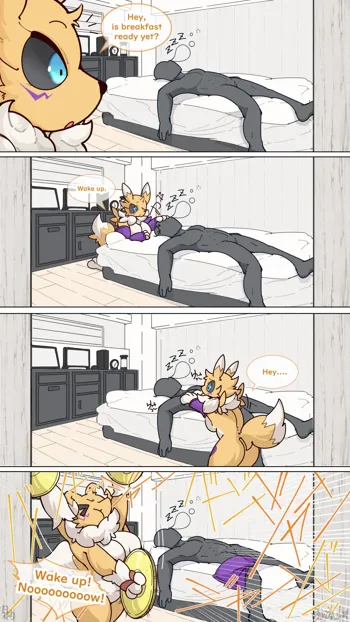 Renamon's wake-up call